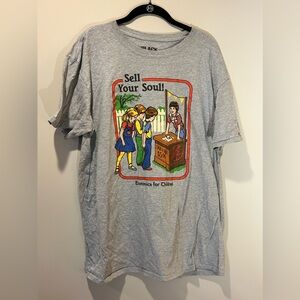 STEVEN RHODES SELL YOUR SOUL  XL T-SHIRT RARE PUNK EMO GOTH‎ SATANIC